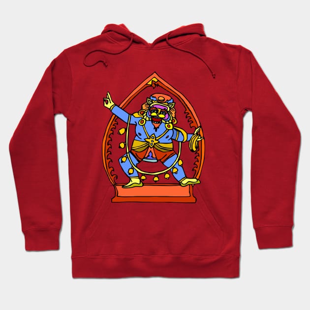 Ancient Egyptian Painting - Male Deity Hoodie by PatrioTEEism